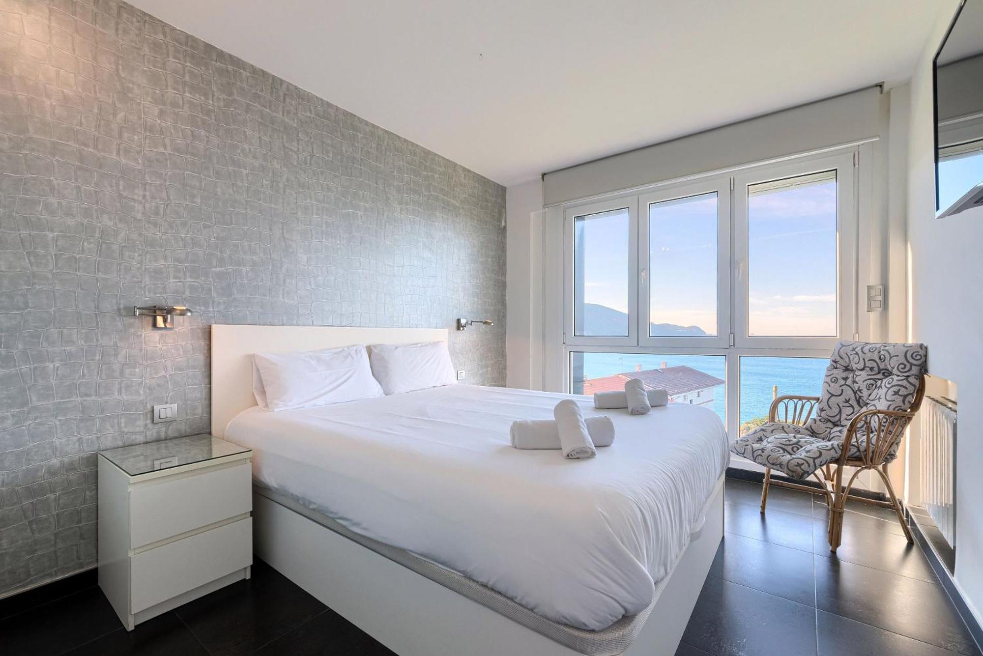 Apartamento Vistas 180º al mar/puesta de sol/Free Wifi-parking Bakio Exterior foto